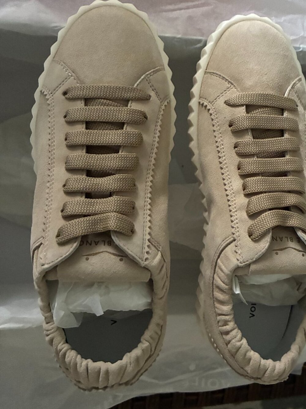 Voile Blanche Gilly Sneakers - Beige Suede - 7 -NWB